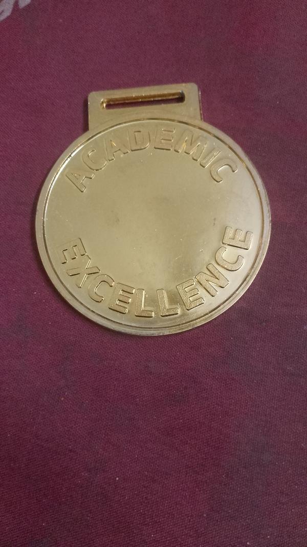 Gold Plated Engraved Medals