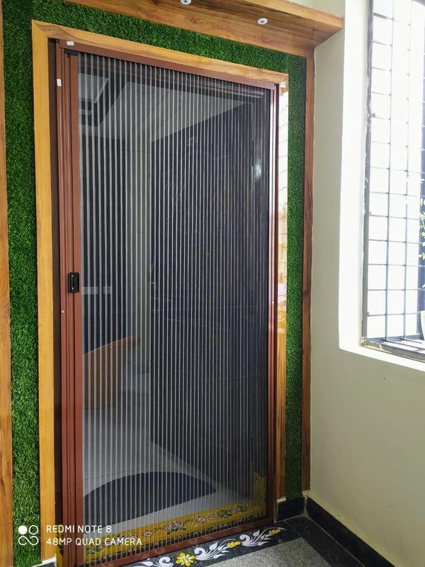 Our Mosquito Pleated System offers stylish and effective protection from mosquitoes and insects. Designed with a sleek pleated mesh, it smoothly slides open and close, making it perfect for windows, doors, balconies, and French doors.
It allows fresh air and light while keeping pests out. Easy to use, low maintenance, and durable, it suits both modern homes and apartments.
Features:
Foldable pleated mesh
Smooth sliding operation
Custom sizes and color options
Strong and rust-free frame
Easy to clean and long-lasting
Perfect for homes in Chennai and Pune, especially in gated communities and high-rise apartments.