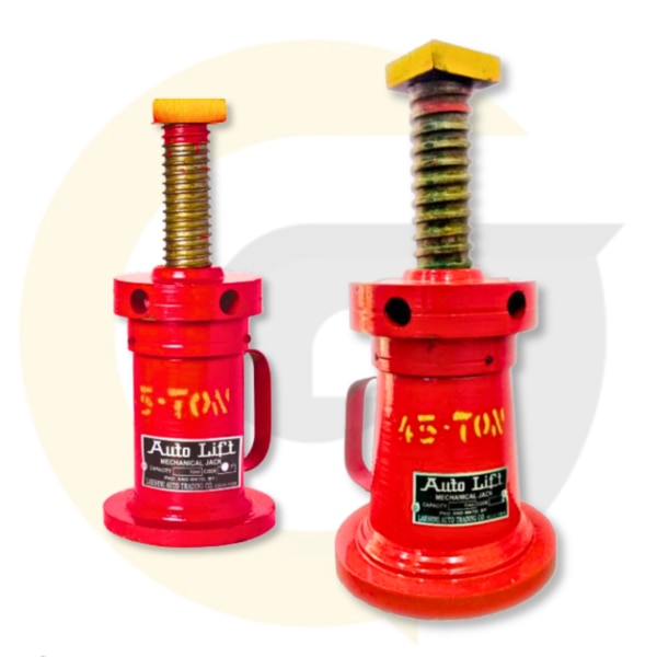 Goyals Industrial Hub in Delhi offers a robust and reliable Mechanical Screw Jack – 5 Ton, built for industrial and heavy-duty applications. This 5 ton manual screw jack is ideal for lifting cars, trucks, buses, construction machinery, and more. Made from durable steel with a smooth screw mechanism, this mechanical jack (मैकेनिकल जैक) delivers consistent performance even in rugged conditions.This 5 टन स्क्रू जैक is perfect for workshops, garages, transportation companies, and maintenance departments where safe and controlled lifting is essential. As a trusted mechanical jack supplier in Delhi, we ensure quality at a competitive price of ₹1350.Capacity: 5 TonType: Mechanical Screw Jack (Non-hydraulic)Material: Hardened steel bodyModel: Heavy-duty screw-based lifting mechanismDealer: Goyals Industrial Hub, Delhi✅ Compact, Portable, and Manual Operation✅ Anti-rust coated thread screw system✅ Reliable load-bearing structure✅ Widely used in auto service, repair, and heavy lifting