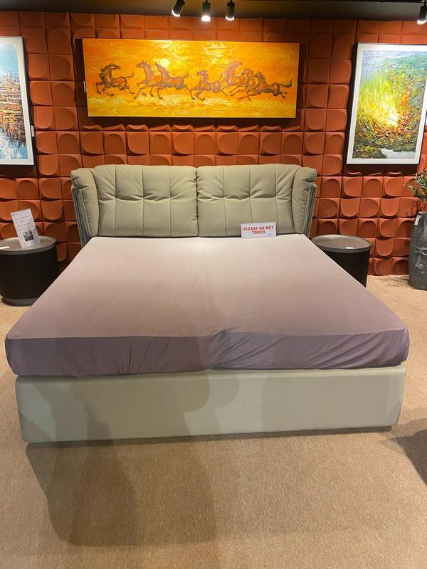 Experience unmatched comfort with our luxurious king-size bed, designed to bring elegance and relaxation into your bedroom. Crafted with premium materials and a sturdy frame, this bed offers ample space and superior support for restful sleep. Its refined design complements both modern and classic interiors, making it a timeless addition to your home. Perfect for those who value space, style, and durability — a true reflection of premium craftsmanship from Dicassa Studios.