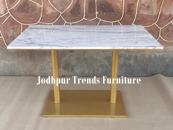 Material: Genuine marble or engineered stone (for lower maintenance).Finish: Polished (high gloss), honed (matte), or leathered (textured).Colors: Classic white with gray veining, black marble, green, or beige tones.Shape: Rectangular, round, or oval.A Modern Marble with Metal Dining Table combines sleek sophistication with durable materials, making it a popular centerpiece for contemporary dining spaces. Here’s a breakdown of what defines this style and what to look for..