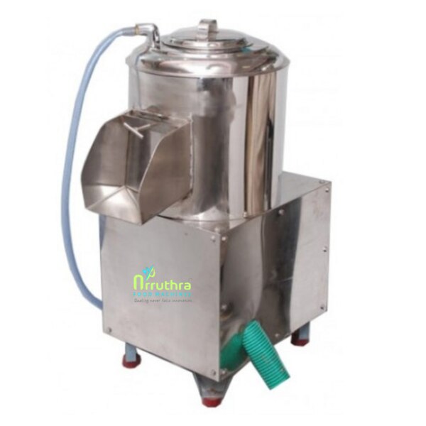 3HP Motor with Less Noise.Machine Capacity 10 kg.Processes up to 150kg of Potato per/hour.Peals the skin of potatoes before boiling.three phase.Semi-Automatic.Branded Motor.
