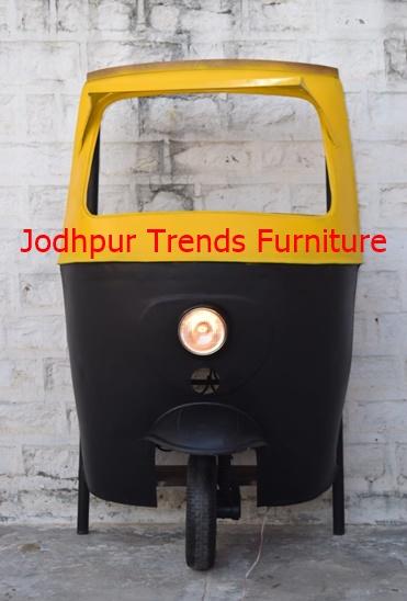 Product : Wine Cabinet in Taxi Cab Shape | Furniture Exporters In Jodhpur trendsContent : 98x65x166 H C.MUsed Material : Iron + WoodenColour : MulticolorC.B.M : 1.05For Price Information Please email or call usUse : Automobile Furniture Jodhpur | Furniture Exporters Jodhpur Trends .comDesigning a wine cabinet in the shape of a taxi cab is a unique and imaginative idea — combining automotive aesthetics with functional furniture design. Here's how you could approach automobile-themed wine cabinet designs, specifically inspired by classic or modern taxi cabs