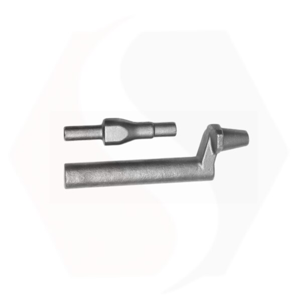 Drop forged parts are metal components produced by shaping heated metal between precision-engineered dies using high-impact force from a hammer or press. This process, known as drop forging, compresses the metal into the desired form, resulting in parts with superior strength, grain structure, and resistance to impact and fatigue.Drop forging is ideal for creating high-performance, load-bearing parts with tight tolerances and excellent mechanical properties. These parts are commonly used in automotive, agricultural, construction, railway, and heavy machinery applications.Typical drop forged components include hooks, shackles, yokes, crankshafts, connecting rods, levers, and suspension parts. The process ensures uniformity, structural integrity, and a longer service life—especially important in safety-critical and high-stress environments.
