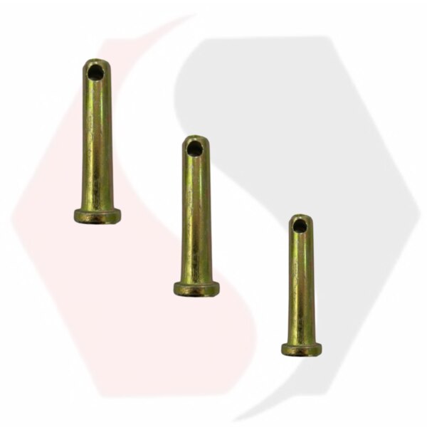 Tractor Linkage Pins are essential components used in agricultural machinery to connect and secure various implements to a tractor’s three-point hitch system. These pins ensure a stable and reliable connection between the tractor and its attachments, such as plows, harrows, and trailers. Typically made from high-strength steel, linkage pins are designed to withstand heavy loads, harsh environments, and continuous use. They come in various sizes and types, including top link pins, lower link pins, and drawbar pins, often featuring linchpins or clips to prevent accidental disconnection.