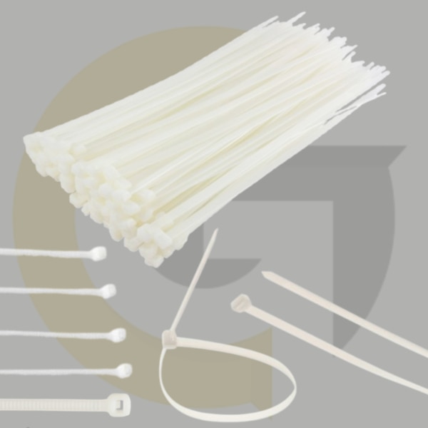 Goyals Industrial Hub, a trusted supplier in Delhi, offers premium quality White Nylon Cable Tie 250 x 3.6mm for electrical wiring, cable management, packaging, and industrial fastening needs.Made from high-strength Nylon 66 (नायलॉन केबल टाई), these self-locking zip ties are UV-resistant, weatherproof, and durable, providing a secure grip for wires, pipes, hoses, and packaging materials. The easy-to-use design ensures quick fastening without slipping, making them perfect for industrial, commercial, and household applications.Product Details:Size: 250mm x 3.6mmColour: White (Black variant also available)Material: Nylon 66, UV ResistantDesign: Self-Locking Cable Tie / Zip TieBrand / Dealer: Goyals Industrial Hub, DelhiApplications: Electrical wiring, cable bundling, automotive, packaging, gardening, and general fasteningWhy Choose Us?✅ High-strength industrial-grade nylon for long life✅ Weatherproof & UV-resistant – ideal for outdoor and indoor use✅ Quick self-locking mechanism – no slipping✅ Available in bulk with PAN India delivery✅ Trusted dealer with quality assuran