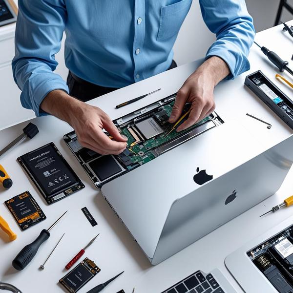 MacBook Repair Services with Tridev Sales & ServicesAt Tridev Sales & Services, we specialize in expert MacBook repair solutions that restore your device to peak performance. Whether it’s a hardware fault, liquid damage, or a software glitch, our certified technicians handle every issue with precision and care—using genuine parts and advanced tools.Our MacBook Repair Solutions Include:Screen Replacement & Repair – Fix cracked, flickering, or unresponsive Retina displaysKeyboard & Trackpad Repair – Smooth typing and accurate navigation restorationBattery Replacement – Genuine Apple-compatible batteries for long-lasting backupLogic Board Repair & Replacement – Expert handling of core hardware componentsData Recovery & Backup – Secure retrieval of important files from faulty devicesmacOS Installation & Troubleshooting – Smooth and stable system operationOverheating & Cooling System Repair – Prevent performance drops and damageLiquid Damage Repair – Comprehensive cleaning and component restorationWhy Choose Tridev Sales & Services for MacBook Repairs?Apple Device Specialists with extensive MacBook repair experienceUse of Genuine Parts for optimal performance and durabilityQuick Turnaround – Most repairs completed within 24–48 hoursTransparent Pricing – No hidden costs, only fair ratesSecure Handling – Your device and data are always safe with usService Areas:We provide MacBook repair services in Gurugram, Delhi NCR, and nearby regions for all MacBook models, including MacBook Air, MacBook Pro, and older versions.📞 08042756901 Contact us today for a free diagnostic check and get your MacBook repaired by trusted experts.