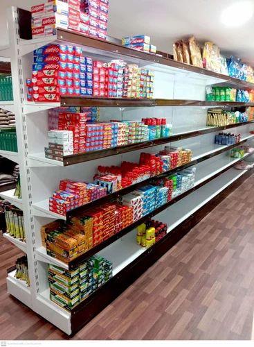 Mild Steel MS Supermarket Corner Display Rack₹ 7,000/PieceGet Latest PriceMinimum Order Quantity: 1 Piece Product BrochureNo. Of Shelves	6 ShelvesMaterial	Mild SteelHeight (In Feet)	6 FeetRack Type	Wall MountedUsage/Application	SupermarketWeight Tolerance Capacity	100 KgCountry of Origin	Made in IndiaWe Fabroshape Engineering are a Sole Proprietorship Firm based firm engaged as the foremost Manufacturer Trader And Service Provider of Mild Steel Gate Parking Shed Medicine Rack and many more We also provide Parking Shed Fabrication Service Glass Glazing Service Gypsum False Ceiling Design Service Shed Fabrication Service CNC Laser Cutting Service