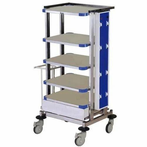 Surgical Laparoscopy TrolleyHeight	Non AdjustableSterile/ Non Sterile	SterileMobility	YesColor	SilverUsage/Application	HospitalMaterial	MSBrand	FabroshapeCountry of Origin	Made in India a Sole Proprietorship Firm based firm engaged as the foremost Manufacturer Trader And Service Provider of Mild Steel Gate Parking Shed Medicine Rack and many more We also provide Parking Shed Fabrication Service Glass Glazing Service Gypsum False Ceiling Design Service Shed Fabrication Service CNC Laser Cutting Service