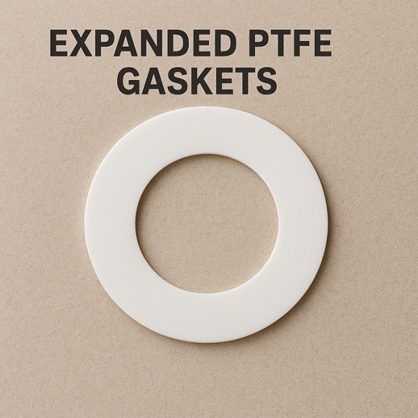 Expanded PTFE (ePTFE) Gaskets are advanced sealing solutions engineered from 100% pure PTFE, expanded for superior flexibility, adaptability, and chemical resistance. Unlike conventional gaskets, ePTFE offers excellent compressibility, making it ideal for irregular or damaged flange surfaces.Key Features:Universal chemical resistance (except molten alkali metals & elemental fluorine)Wide temperature range (-240°C to +260°C)Excellent compressibility and recoverySoft, flexible material for uneven sealing surfacesNon-contaminating and FDA-compliant grades available