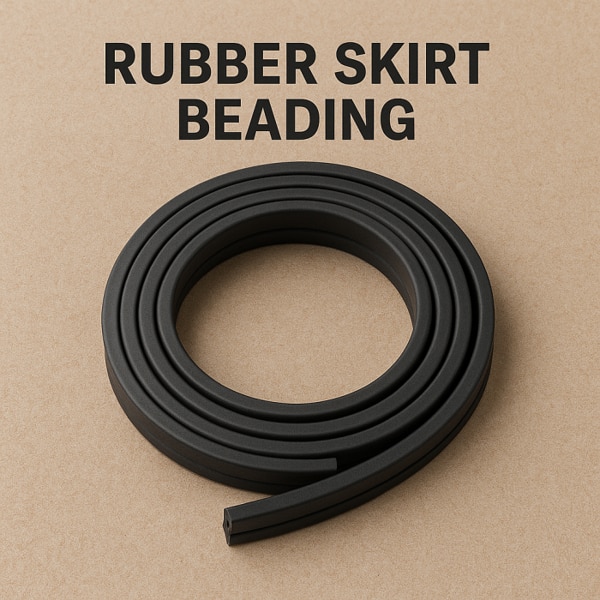 Rubber Skirt Beeding is a durable and flexible sealing and protective solution designed for use in industrial, automotive, and construction applications. Manufactured from high-quality rubber compounds, these beedings provide excellent resistance to wear, weather, vibration, and impact.

Key Features:

High flexibility and durability

Excellent resistance to weather, UV, and abrasion

Provides cushioning and vibration absorption

Easy to install and maintain

Available in various sizes, thicknesses, and custom profiles