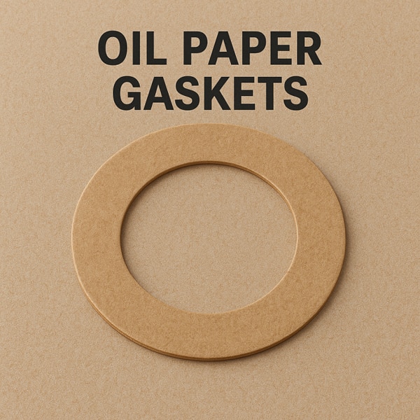 Oil Paper Gaskets are economical and reliable sealing solutions made from high-quality cellulose-based oil-resistant paper. These gaskets are widely used in low-pressure and low-temperature applications where resistance to oils, fuels, and lubricants is essential.Key Features:Resistant to oils, fuels, and lubricating fluidsLightweight, flexible, and easy to cut into custom shapesSuitable for low-pressure sealing applicationsCost-effective alternative to synthetic gasketsAvailable in sheets and pre-cut designs