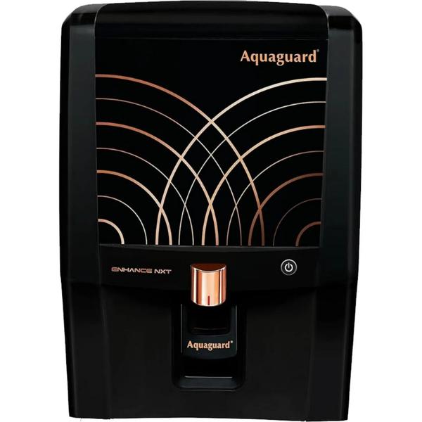 Enjoy safe, pure, and mineral-rich drinking water with Aquaguard’s advanced UV + UF purification system. Built for high performance and convenience, this purifier ensures healthy water for your family with a stylish design to complement modern kitchens.Specifications:Brand: AquaguardType: UV + UFStorage Capacity: 8 LitresPurification Capacity: 40 Litres/HourMaximum Duty Cycle: 40 Litres/DayPower: 24 VDCMode: Auto Cutoff – avoids overflow & saves energyAvailable Colour: BlackHighlights:✅ Dual purification (UV + UF) for double safety✅ Large 40L/hr capacity – perfect for families & offices✅ 8L inbuilt storage for continuous supply✅ Auto cutoff for convenience & power efficiency✅ Elegant black finish with premium build quality