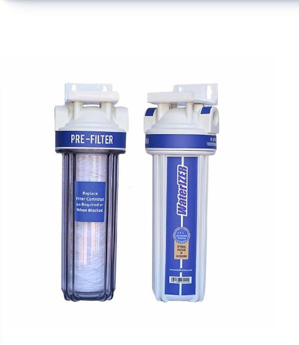 The Waterizer Mini Softener is a portable and compact water softening unit specially designed for domestic use. It effectively reduces hardness in water, prevents scale formation, and enhances the performance of household appliances such as geysers, washing machines, and dishwashers. Its lightweight design and easy installation make it a cost-effective and user-friendly solution for soft water needs at home.Specifications:Product Category: Water SoftenerModel Name: Waterizer Mini SoftenerTechnology: Ion Exchange Resin-based softeningOperation Mode: Manual RegenerationApplication: Homes, apartments, small offices, domestic appliancesDesign: Portable, compact, and durable constructionKey Highlights:✅ Compact & space-saving design – perfect for households✅ Prevents scale buildup in geysers, pipes & appliances✅ Improves efficiency of RO purifiers, washing machines & dishwashers✅ Easy to install, use & regenerate✅ Long-lasting resin life with minimal maintenance