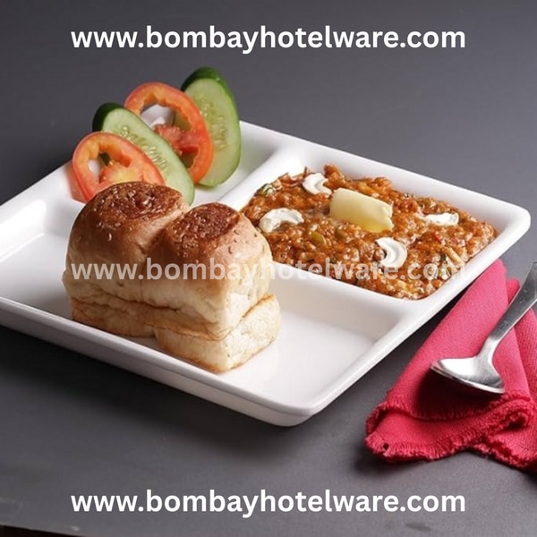 Acrylic Pav Bhaji Plate