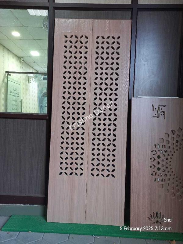 Coimbatore CNC Pooja Door  Design . Krishna Decor are the No.1 Interior Job work Company in Coimbatore. We take all kind of interior job work at best price in market.