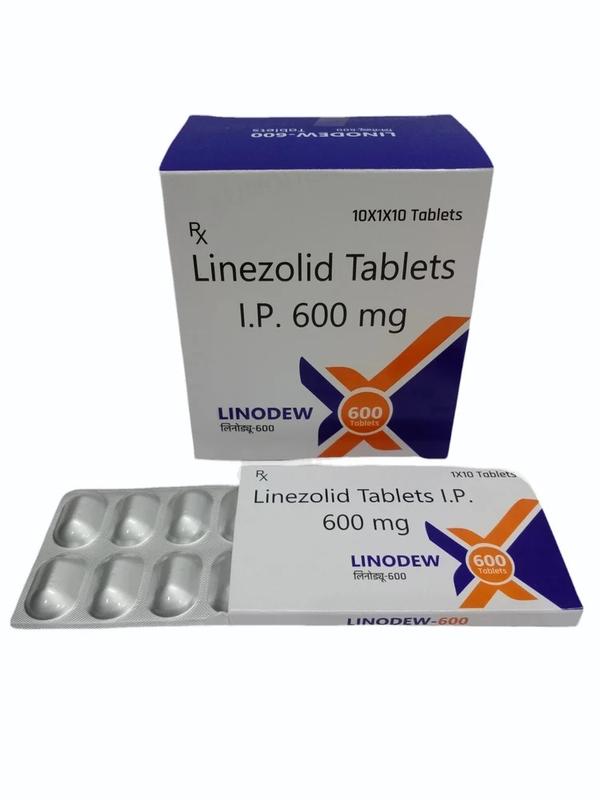 Description:-Linodew-600 {Linezolid Tablets I.P. 600 mg} is a prescription antibiotic medicine belonging to the oxazolidinone class. It is used for the treatment of serious bacterial infections caused by gram-positive bacteria, including those resistant to other antibiotics. Each tablet contains 600 mg of Linezolid, which works by stopping the growth of bacteria and helping the body fight infections effectively.