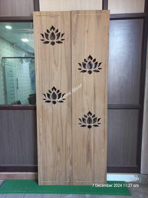 Coimbatore CNC Pooja Door Flower Design