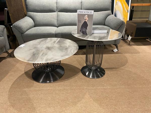 This imported set of center table with side table brings sophistication and modern elegance into any living space. Designed with premium materials and exceptional craftsmanship, the center table serves as a striking focal point, while the matching side table adds balance and utility. Its contemporary design ensures versatility, fitting seamlessly into different interior themes. This set not only enhances style but also delivers functionality, making it an ideal choice for luxury homes.