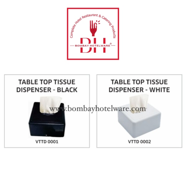 Plastic Square Pop-Up Tissue Box / Tissue Paper DispenserDescription:The ABS Plastic Square Pop-Up Tissue Box / Dispenser is a durable and stylish solution for storing and dispensing tissue papers in any setting. Made from premium ABS plastic with a sleek matte finish, this dispenser is both lightweight and long-lasting, making it perfect for restaurants, hotels, offices, homes, and cars. Its modern square design adds a touch of elegance to your space while providing easy access to tissues.Key Features:Material: Premium ABS Plastic, Matte FinishDesign: Square, Compact & ModernUsage: For Facial Tissues, Napkins, and Paper TowelsDurability: Lightweight yet strong, break-resistant materialApplication: Perfect for Hotels, Restaurants, Homes, Offices, CarsMaintenance: Easy to clean, refillable designCountry of Origin: Made in IndiaApplications:Ideal for hospitality businesses, dining tables, guest rooms, reception areas, and personal use.Tags:ABS Plastic Tissue Box, Tissue Paper Dispenser, Square Pop-Up Tissue Holder, Hotel Table Tissue Box, Restaurant Tissue Dispenser, Car Tissue Box Square, Home Office Tissue Holder, Plastic Napkin Dispenser India, Stylish Tissue Paper Storage