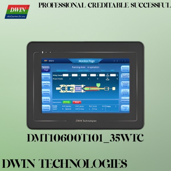 Features:● Industrial Linux intelligent display terminal based on Allwinner A40i, running Linux3.10 operating system.● 7.0-inch, 1024*600 pixels resolution, 16.7M colors, IPS-TFT-LCD, wide viewing angle, capacitive touch / resistive touch with shell.● Adopt DWIN HMI configuration software for secondary development.● Integrated PLC communication, alarm, sampling, formula and other database management, interface customization, macro command and other functions.● Connect to a PC with a network cable to download and update projects.● Available for RS232, RS422 and Ethernet port to connect and communicate with external devices.