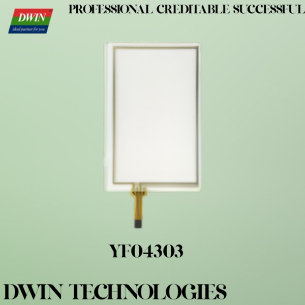 Features:● 4.3 inch, 4 wire resistive touch panel● Structure: ITO film+ITO glass+FPC●  Light touch, no drift, no calibration and high stability●  Cutomized service: high temperature, high humidity and anti-UV