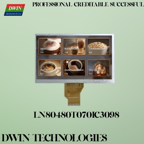 Features:● 7 inch, 800×480 pixels, TN normal viewing angle TFT LCD● 16.7M color, RGB 24bit interface, 300 cd/m²● Air bonding resistive touch panel and air bonding /OCA bonding capacitive touch panel can be realized● OEM A-grade glass, no bad pixels, full inspection, 30 days charged aging process