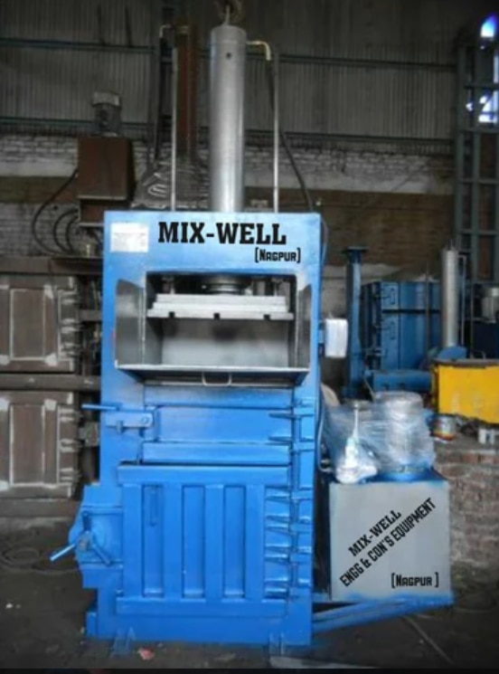 Product Details:Capacity	50 TonLoad Capacity	50 TonModel Name/Number	MIX-WELLType	HydraulicMaterial	Mild SteelUsage/Application	Plastic scrap, cardboard,tin, cotton scrap, metal scrapWe, MIX-WELL Engg. & Const. Equipment are Leading Organization Indulged in Manufacturing and Service Providing of Supari Cutting Machine, Khakhra Making Machine, Industrial Pulverizer and much more.