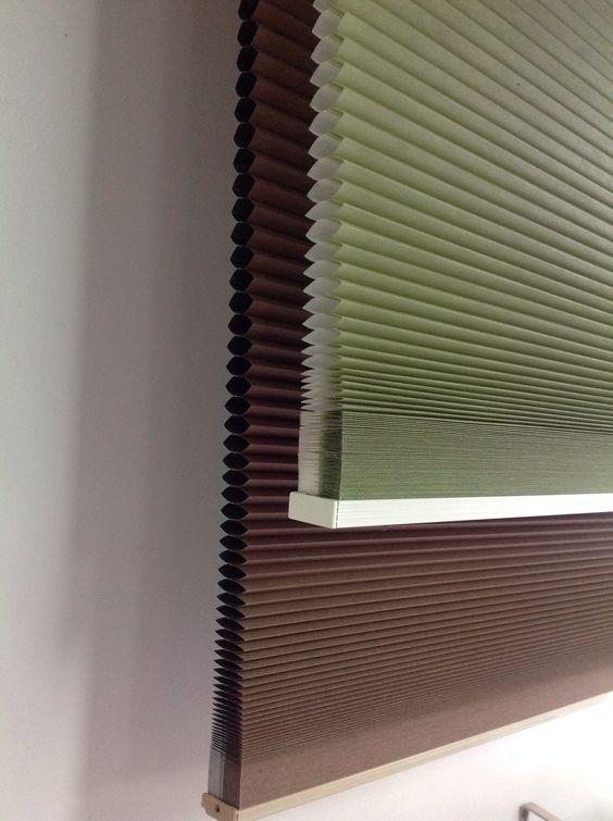 Honeycomb blinds, also known as cellular shades, are a perfect blend of elegance and functionality. Designed with unique hexagonal cells, they trap air inside to provide excellent insulation – keeping your home cooler in summer and warmer in winter. Their sleek, modern look complements any interior style, while the soft fabric diffuses natural light beautifully.