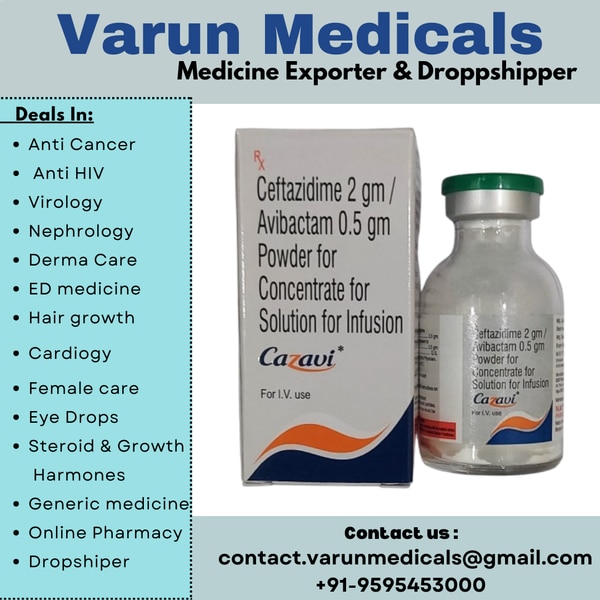 Cazavi Injection is an antibiotic medicine used in the treatment of severe bacterial infections of the lungs, stomach, and urinary tract. It may be used alone or in combination with other antibiotics, like metronidazole, to treat various bacterial infections in both children and adults