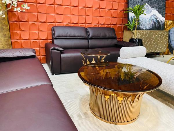 This imported center table is a statement of elegance and modern design. Crafted with premium materials, it combines durability with a sleek aesthetic that complements any living room. Its unique design makes it not just functional but also a centerpiece that elevates interiors with sophistication. Perfect for pairing with sofas or accent chairs, it offers space for décor or essentials, making it an elegant and practical addition to your home.