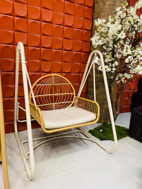 Bring comfort and charm to your outdoor spaces with this outdoor swing furniture designed for relaxation and style. Built with sturdy, weather-resistant materials, it ensures durability while offering a soothing swing experience. Its elegant design enhances patios, balconies, and gardens, creating a perfect retreat for reading, unwinding, or enjoying conversations. With its blend of comfort and elegance, this swing is more than furniture—it’s a lifestyle addition that transforms outdoor living beautifully.