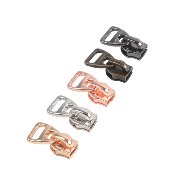 #5 no CFC export quality slider • packet contain :- 1000 pcs • available in silver , gunmetal, black coating and can be easily customised in all wanted colours.• #5 no normal & reverse both available in stock.
