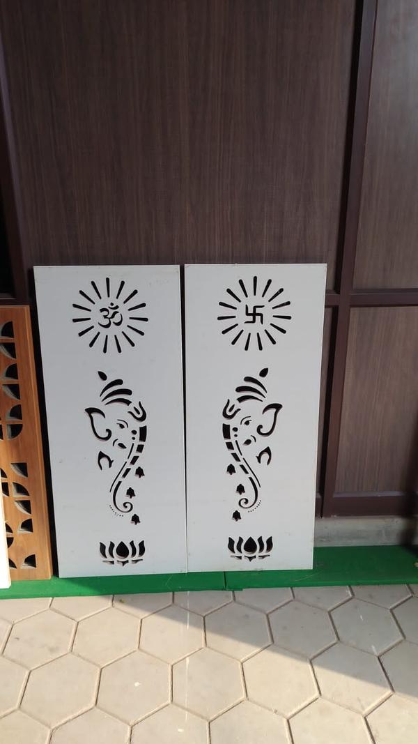 coimbatore cnc 2D POOJA VINAYAGAR DESIGN . modern yet traditional temple design for your home.