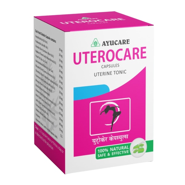 Minimum Order Quantity: 200 PiecePackaging Size : 30 cap, 100 capBrand : AyucareManufacturer : Ayucare PharmaceuticalPackaging Type : Plastic BottleForm : CapsuleShelf Life : 3 yearsAyurvedic Uterine Tonic. Useful in irregular menstruation.Additional Information:Packaging Details: Packing of capsules are in HDPE container.
