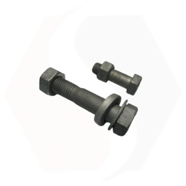 Galvanized bolts are steel fasteners that have been coated with a layer of zinc to protect against rust and corrosion. This makes them ideal for outdoor, marine, or other harsh environments where durability is critical.