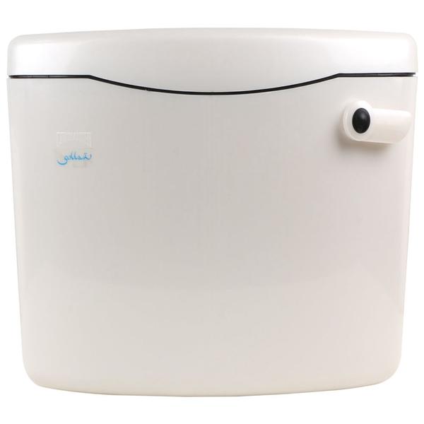 It is molded from virgin polypropyleneattractive design and is available in a “Pearl White” color floor-mounted water closets