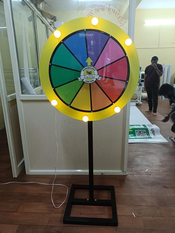 Spin Wheel is used for Branding, Gamming Advertisement and Customer Engagement Program 