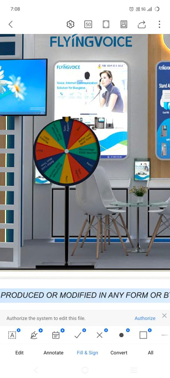 Spin Wheel can be designed from 12-36 inches. The Wheel is made up of Acrylic board,MDF board or Plywood. The base is made from Metal with Powder Coating and Comes with Installation kit. The basic Application is for Customer Engagement Program.