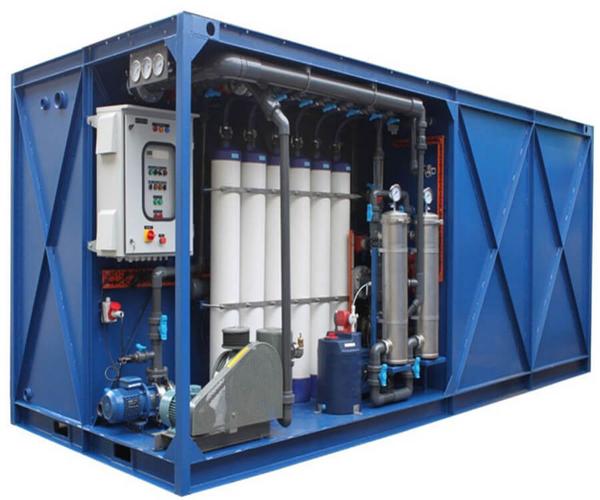 A containerized effluent treatment plant (ETP) is a complete, self-contained wastewater treatment system built inside a shipping container. Designed for portability and rapid deployment, these “plug-and-play” units are ideal for locations that require temporary, mobile, or compact wastewater treatment solutions, such as remote industrial sites, construction camps, or emergency relief areas. 


Key benefits
Mobility: Easy to transport and relocate, making them ideal for temporary projects, emergency situations, or facilities that may move, such as construction sites.
Rapid deployment: Because the units are pre-assembled and factory-tested, they can be set up and operational in a very short time with minimal on-site civil work.
Compact footprint: Housed within a standard shipping container, these plants require significantly less space compared to conventional ETPs.
Scalability: Capacity can be increased by simply adding more containerized modules, providing a flexible solution for evolving needs.
Cost-effective: Reduced civil engineering work, installation time, and operational costs make containerized ETPs an economical option for many businesses.
Customization: Plants can be configured with specific treatment technologies to suit the unique composition of different types of industrial effluent.


Typical applications
Construction and mining sites
Remote and offshore facilities
Pharmaceutical and chemical manufacturing plants
Textile and food processing industries
Hotels, resorts, and large commercial developments
Emergency and disaster relief camps 
