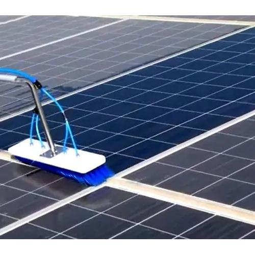 Introducing the Nylon Solar Panel Cleaning Brush, an industrial washer designed for efficient and effective cleaning of solar panels. Made from high-quality nylon material, this brush is durable and can withstand heavy usage. Measuring at 500x100mm, it is the perfect size for cleaning large solar panels with ease. This electric-powered brush is available in different colors, making it easy to match with your industrial cleaning equipment.