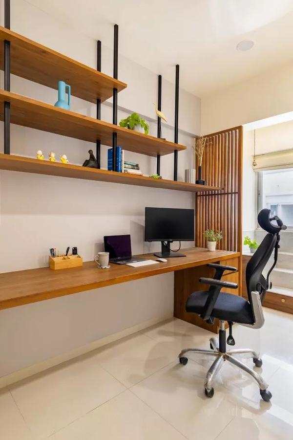 ➣ Elegant wooden finishes bring a warm and inviting feel to your study area.➣ Customized wooden furniture ensures durability and timeless appeal for daily use.➣ Space-saving wooden shelves and cabinets create an organized study environment.➣ Modern designs blended with wooden textures add a premium aesthetic touch.➣ Natural wood tones enhance concentration and promote a calming atmosphere.➣ Ergonomically designed wooden desks provide comfort during long study hours.➣ High-quality finishes ensure both style and long-lasting performance.➣ Wooden wall panels and accents elevate the overall luxury of the room.➣ Tailored wooden designs suit both compact and spacious study areas perfectly.➣ Premium craftsmanship adds value to your home with a stylish study interior.📞 Contact Numbers: 9655006069 / 9655006409🌐 Website: www.smarthomeindia.com✅ We serve all over Tamil Nadu📍 In Chennai: T. Nagar, Anna Nagar, Velachery, Tambaram, OMR, ECR, Adyar, Nungambakkam, Guindy, Porur, Ambattur, and more.📍 In Tamil Nadu: Coimbatore, Madurai, Trichy, Salem, Tirunelveli, Erode, Thanjavur, Vellore, Thoothukudi, Dindigul, and all major cities.