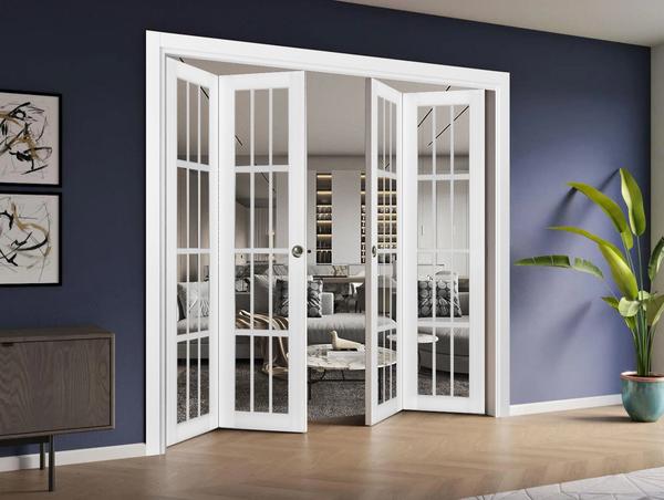 French doors are stylish double doors designed with large glass panels that allow natural light to brighten interiors while adding a touch of elegance. Perfect for both homes and offices, they create a seamless connection between indoor and outdoor spaces. These doors are available in two-fold, three-fold, and sliding designs, offering flexibility in style and functionality.
