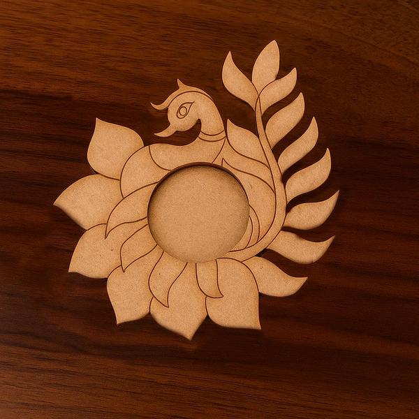 PEACOCK SHAPED T-LIGHT HOLDER FOR HOME DECORATION SET OF 2DESCRIPTION:Peacock Shaped T-Light Holder for home decoration set of 2.Multi Color Tea Light Holders, Diwali Diyas, Diwali Gift, Home Decor, Diwali Decor, Candle Holders, Tealight Holder, Table Top , Puja room decor , Return gift , House warmingBy Indian Artisans With Their Love And dedication.These diyas can be used functionally for light as well as a piece of Decoration and for diwali gifts.Perfect for Home Decor like living room, bedroom , hall, entrance, stairs.