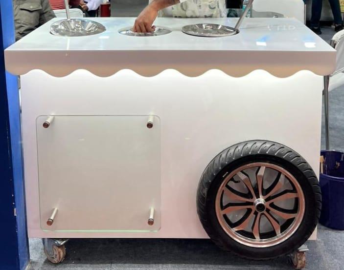 Turkish Ice Cream Machine ManufacturersWe are also supply in Andhra Pradesh, Arunachal Pradesh, Assam, Bihar, Chhattisgarh, Goa, Gujarat, Haryana, Himachal Pradesh, Jharkhand, Karnataka, Kerala, Madhya Pradesh, Maharashtra, Manipur, Meghalaya, Mizoram, Nagaland, Odisha, Punjab, Rajasthan, Sikkim, Tamil Nadu, Telangana, Tripura, Uttar Pradesh, Uttarakhand, and West BengalType of Ice Cream Machine	Kulfi MachineFrequency	50HzPhase	Single PhaseUsage/Application	Making Ice CreamOperating Voltage	220VAutomation Grade	Semi AutomaticCapacity	10 LiterNumber Of Shelves	3