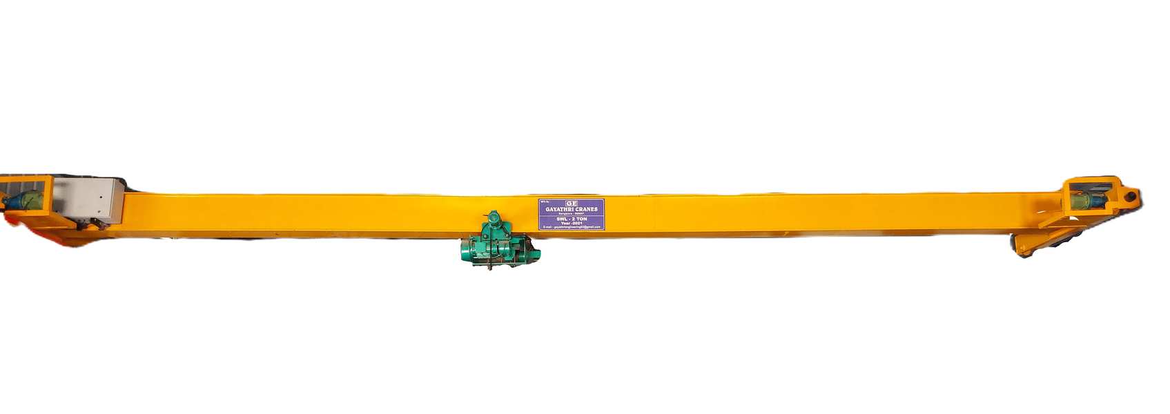 A Single Girder EOT Crane consists of one main bridge girder, end trucks, and a hoist that travels along the girder to lift and move materials. These cranes are a compact, cost-effective solution for material handling in industries requiring moderate lifting capacities.components like motors and wire ropes, and available options for different capacities and spans.