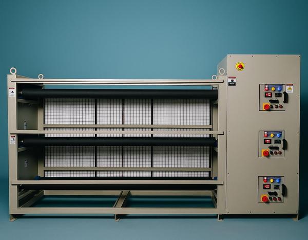 Material ofconstructionStructure: Powder coated MS, heavy duty structureRollers: Rubber coated MS rollersNo. of tiers 3Roller length -customised as per customer's requirmentRolleradjustmentFixed rollers. If required, manual distance adjustment betweenthe two rollers can be designed for accommodating smallercontainers.Control Panel Separate control panel for each tier consisting of VFD, RPMindicator, switches etc. Panel will be made up of FlameproofmaterialMotor AC induction motor, Make: Hindustan or equivalentMotor Capacity - as per load requirementRPM -Digital RPM indicatorRPM control- Variable RPMRPM range Upto 250 RPMVFD 2 HP capacity, Make: Delta or equivalentGearbox - Reputed international makeTimer -Can be set upto 99 hours