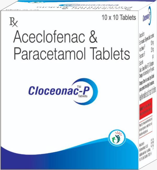 Acecelofenac & Paracetamol Tablets 