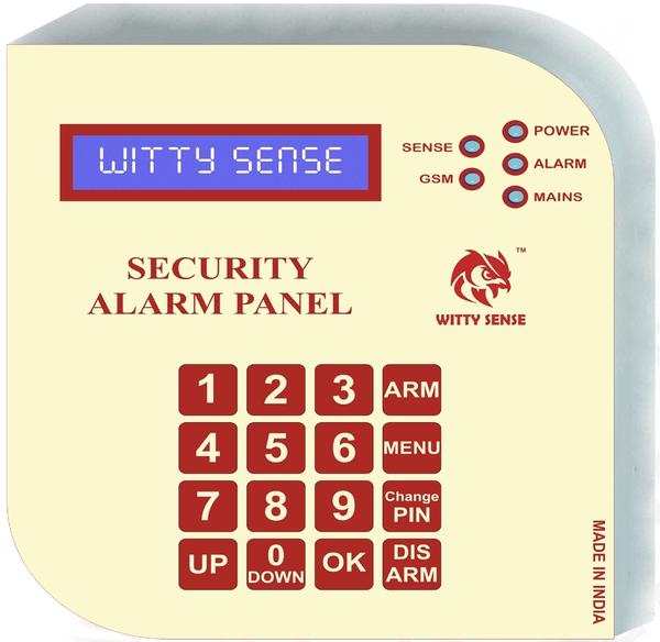 Product Identification & BrandingProduct Name: Security Alarm PanelBrand: WITTY SENSEModel No.: AP-WG40RMKey Features & SpecificationsCore Functionality: Wireless Alarm Panel with Auto GSM Dialer.Design & Reliability: Design With Original Micro-controller for more reliability.User Experience: User Friendly Configurations/Operations.Sensor Connectivity: Connect upto 40 Woreless Sensors with Panel.Siren Connectivity: Can Connect Wired & Wireless Siren Both.Arming/Disarming:Auto Armed & Disarmed With Timer Function.Wireless Remote Key for Arming & Disarming.Control Interface:Onboard Key-Board for Easy Settings.OLED Display for Menu.Security: 4 Digit Password Protected.Installation: Easy to Install Design.Emergency Power: Battery Backup for Emergency.