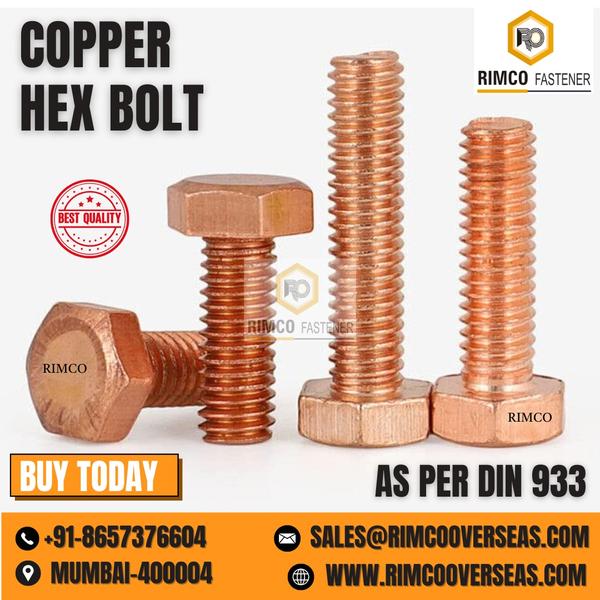 COPPER HEX BOLTS